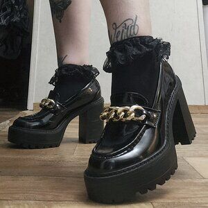 Chunky Platform Heels
